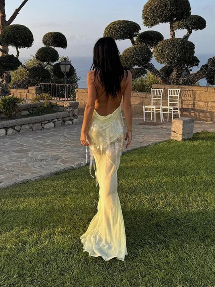 Sparkling sequins womens suspender dress sexy V-neck sleeveless backless Hip bag womens mermaid dance dress womens evening dress party dress 241231