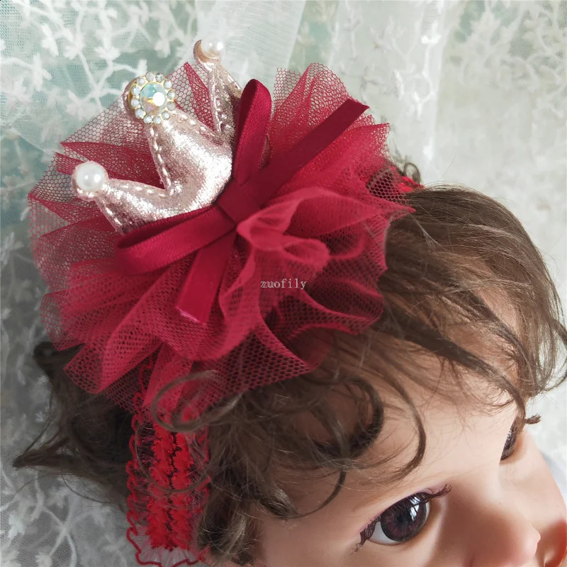 2PcsSet Lace Flower Baby Girl Headband Socks Set Kids Bow Hair Bands born Boat Sweet Princess Elastic Accessories 241230