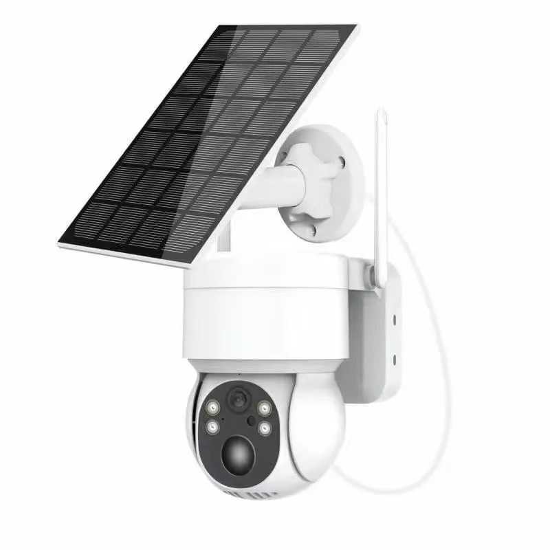 Solar ipc Camera Outdoor Security Protection WiFi SurveillanceWith Solar Panel Human Detection PTZ CCTV HD ICSEE i66 smart solar Z241231