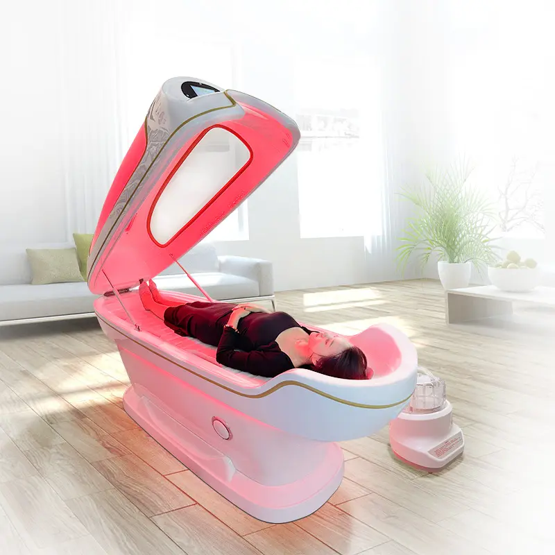 Ozone therapy infrared spa moisture capsule weight loss slimming whitening detox hydrotherapy massage infrared steam pod ozone wet steam sauna pod med