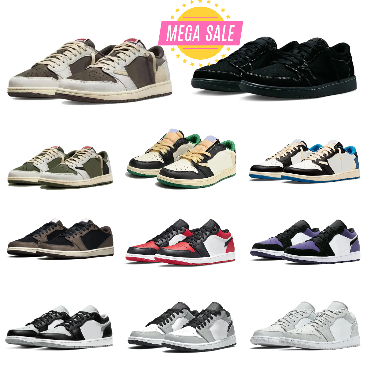 Trainers Ts 1 Sports Basketball Shoes Reverse Mocha Low Big Jack Tr Dark Canary Sail Medium Olive OG SP Tennis Shoe Men Black White Phantoms Dhgate Outdoor Sneakers Y88