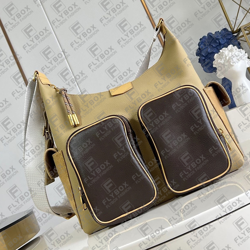 M12697 Hobo Cargo Bag Messenger Bag Crossbody Shoulder Bag Tote Handbag Top Handbag Bag Unisex Fashion Casual Luxury Designer TOP Quality Purse Pouch Fast Delivery