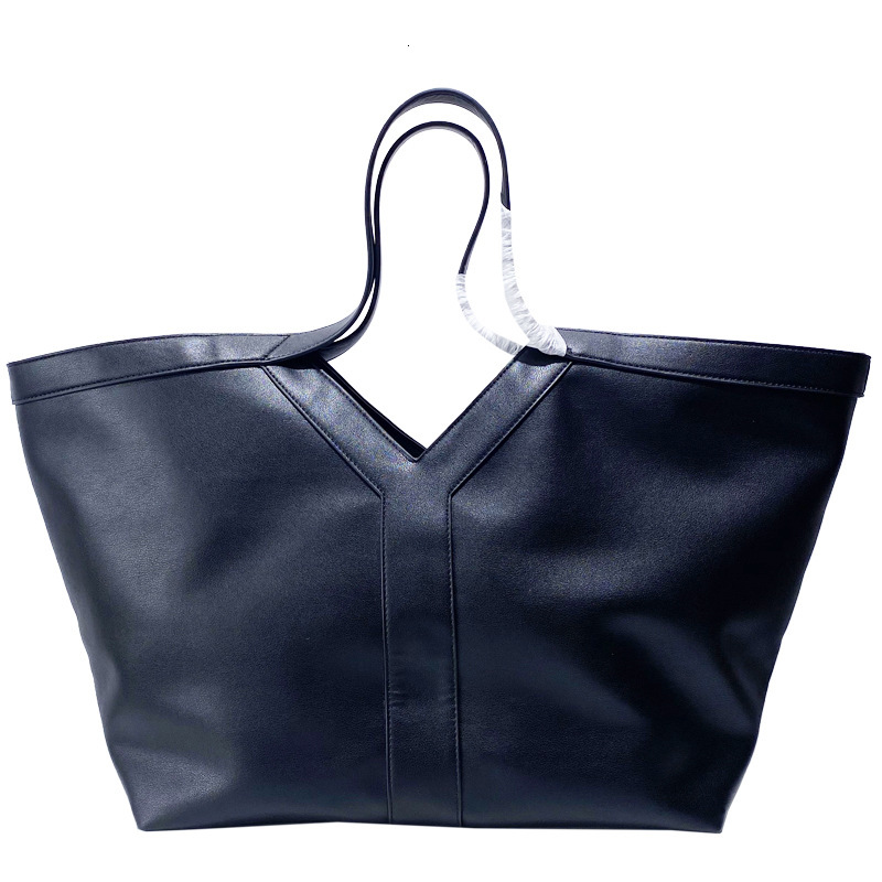 Shopping Tote Ultra Fiber Leather Large Capacity Inner Handheld Single Shoulder Underarm Bag