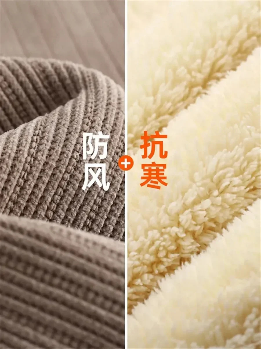 Warm Winter Straight Pants Womens Snow Plush Fleecing Thermal Strench Lady OL Slim Trousers Femail Thick Clothing Leggings 241223