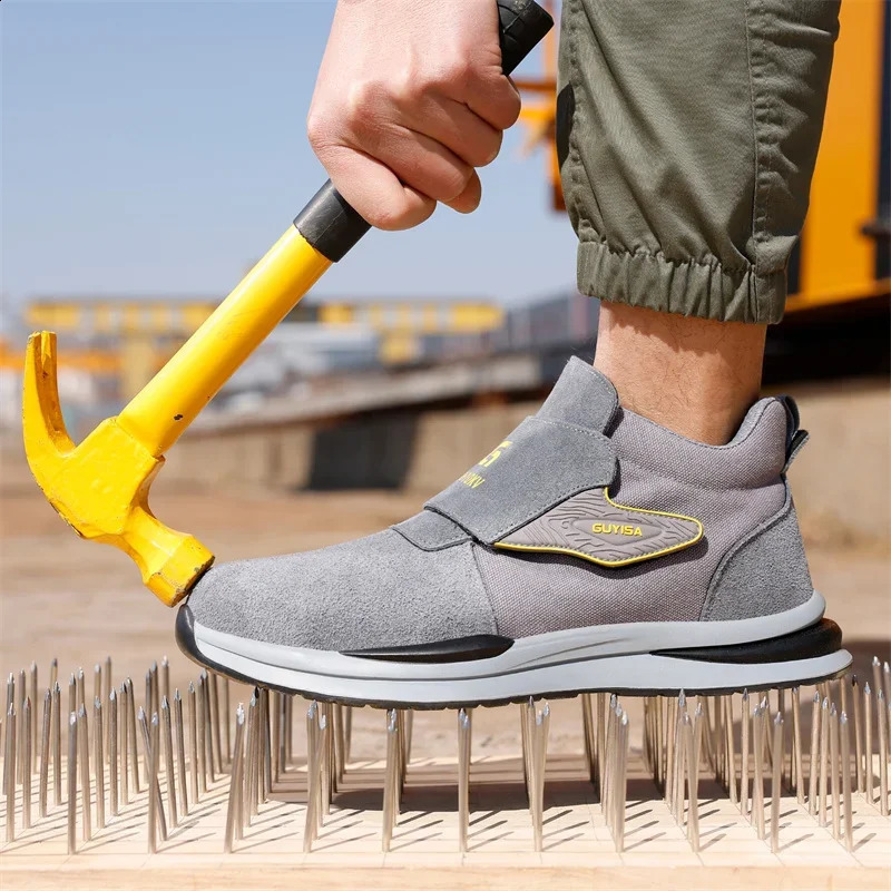 Fashion 2024 Insulation 10KV Men Safety Shoes Winter Plush Work Boots Sneakers Indestructible Welding Electrician 241225