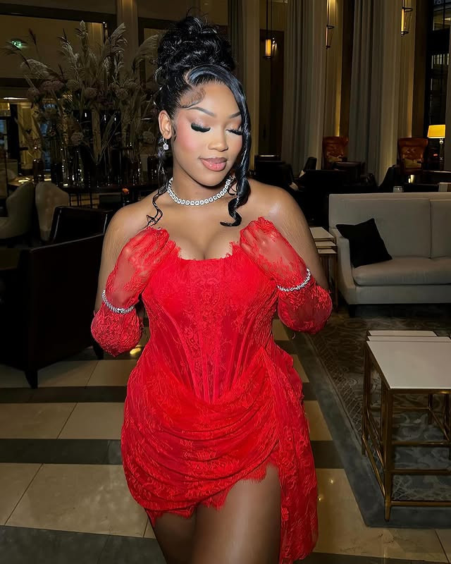 Sexy Strapless Corset Lace Mini Cocktail Gowns Women Red Lace With Gloves Asymmetrical Draped Dress Celebrity Black Cocktail Evening Dress Vestido de 