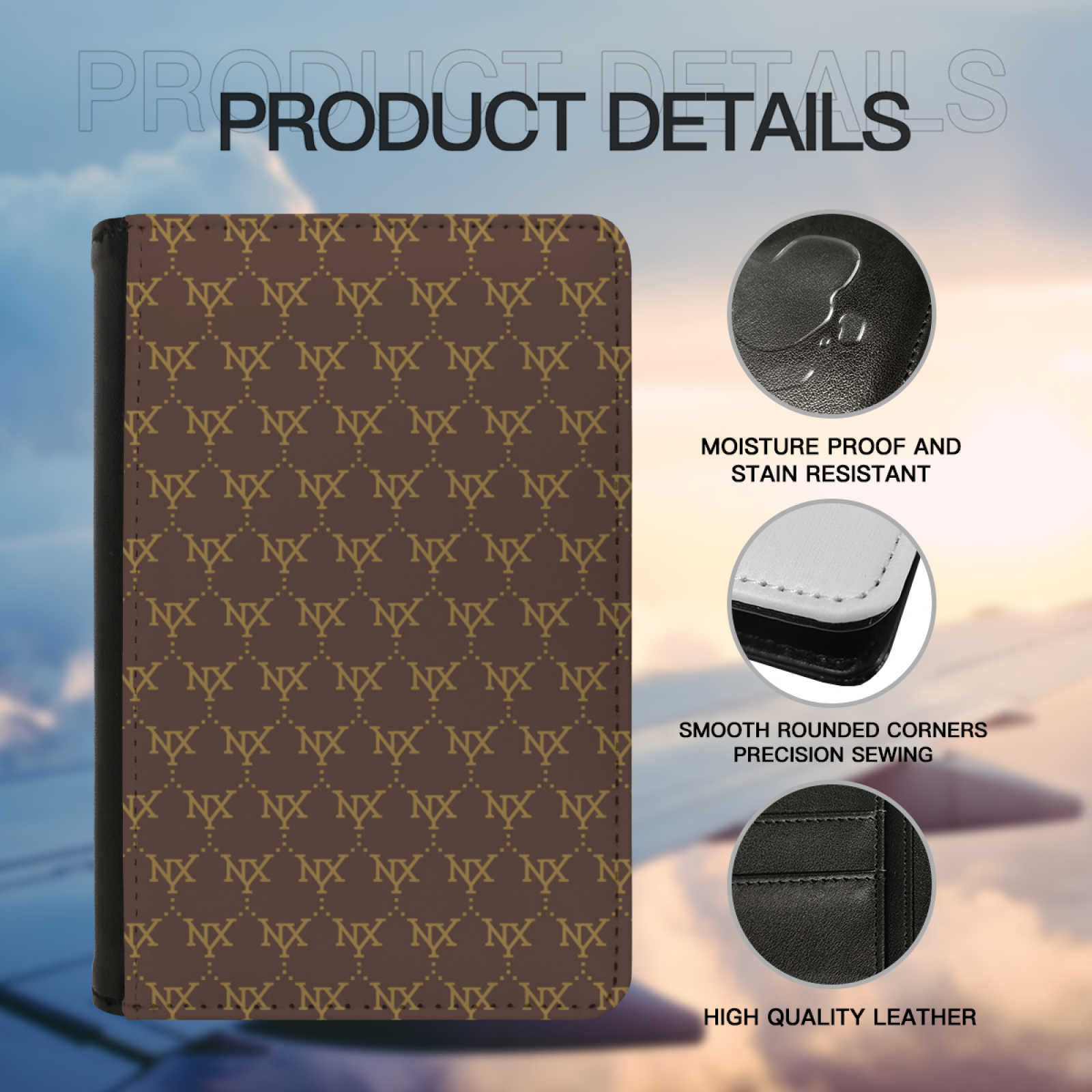 NXY Designer Leather Passport Cover Woman Luxury Card Holder Mens Fashion Card Wallet Leather Purse Clutch Wallets Cardholder