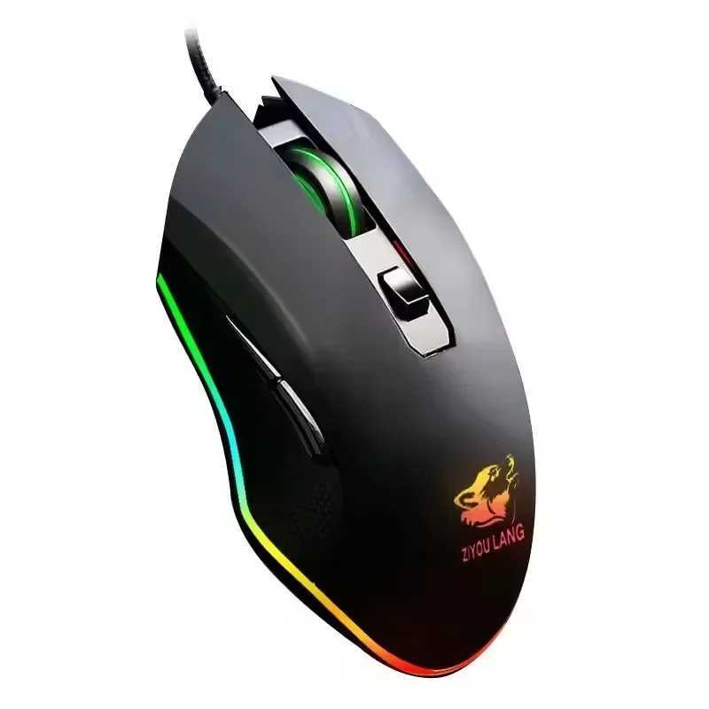 High Quality 3 adjustable DPI gaming mouse with RGB backlight wired USB optical computer mouse with 6 buttons ergonomic gaming laptop mouse Z250102