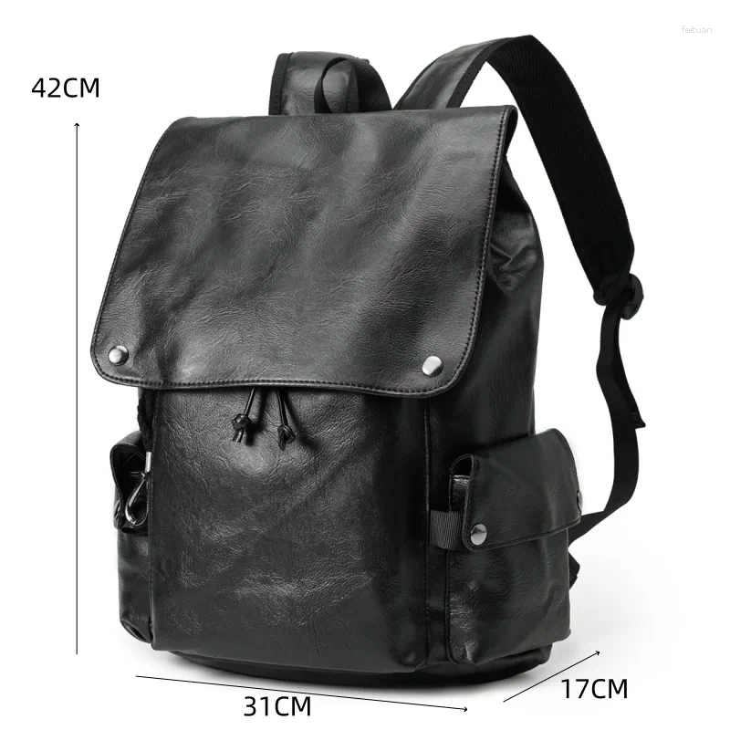 Backpack 2025 Men's Fashion Design Travel Backpacks Men Large Capacity Laptop Schoolbag Softback Back Pack