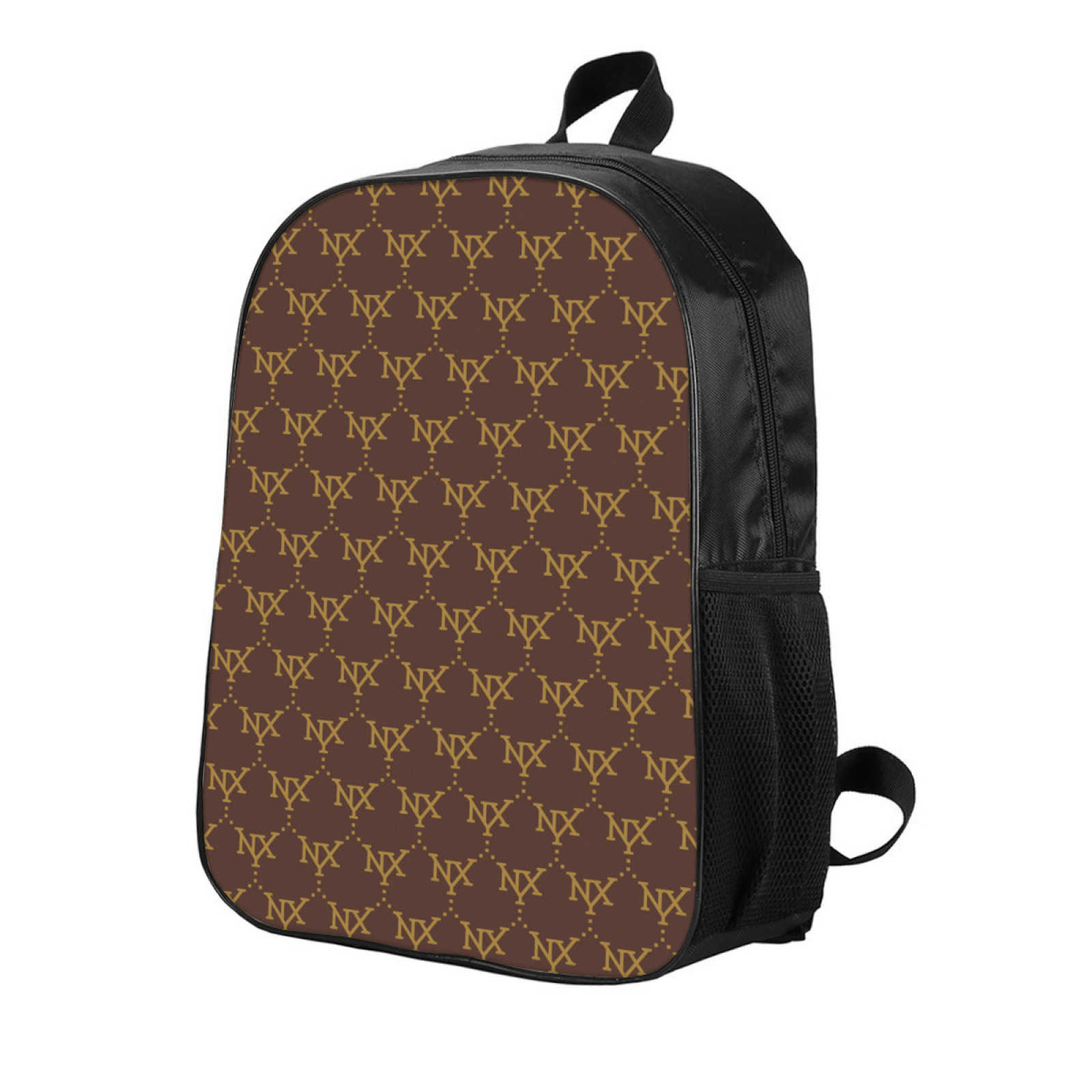 NXY Style Backpacks Designer Men's Travel Handbag Fashion Lattice Backpack Student Schoolbag Large Capacity Polyester Bag Street Man Bookbag