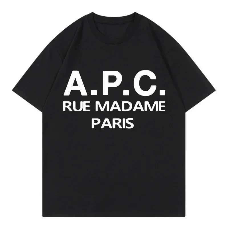 Men's T-Shirts Summer fashion brand mens cotton T-shirt high-quality Harajuku street loose round neck short sleeved mens and womens T-shirt J2501