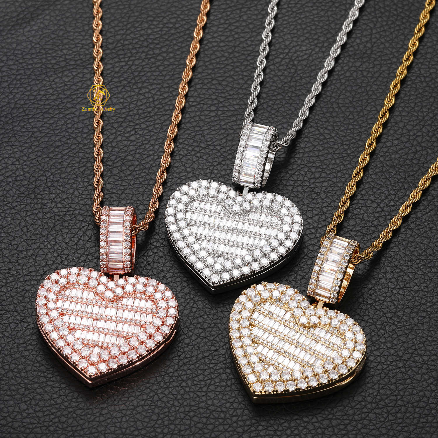 925 Silver Jewelry Heart Locket Pendant Necklace 925 Silver Photo Locket Pendant Necklace For Women