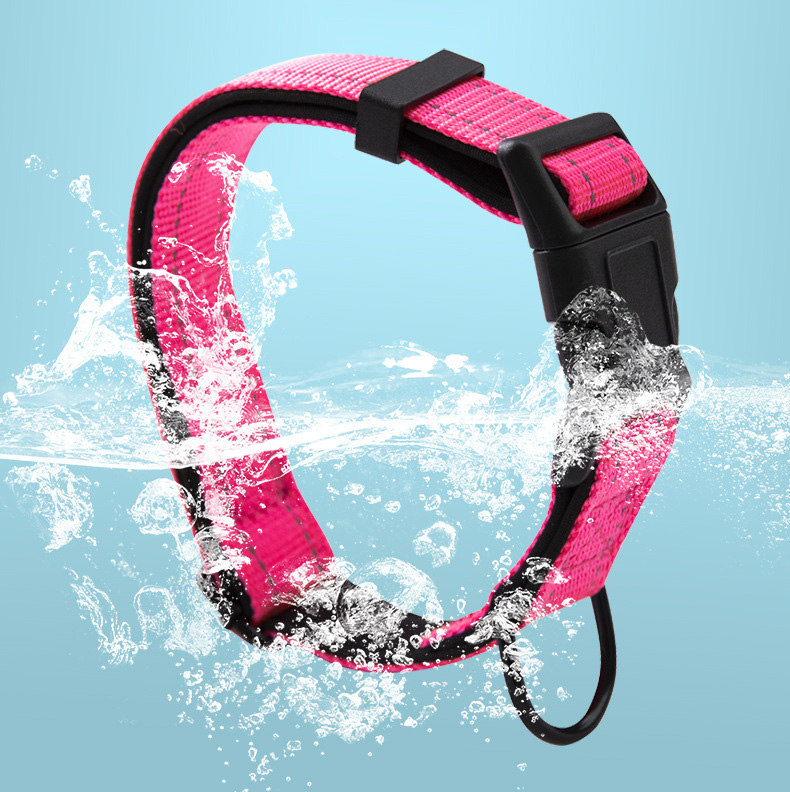 Factory Customazition Dog Collar Sublimation Print Strap Pet Collar Neoprene Anti-String Neck Pet Collar Small & Medium Dogs Multi Colour Nylon Reflec