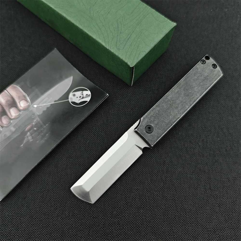 CRK 5915 Darriel Caston MinimalX Flipper Folding Knife 8Cr13Mov Modified Tanto Blade 420 Steel Handles EDC Pocket Camping ToolsXJ250102