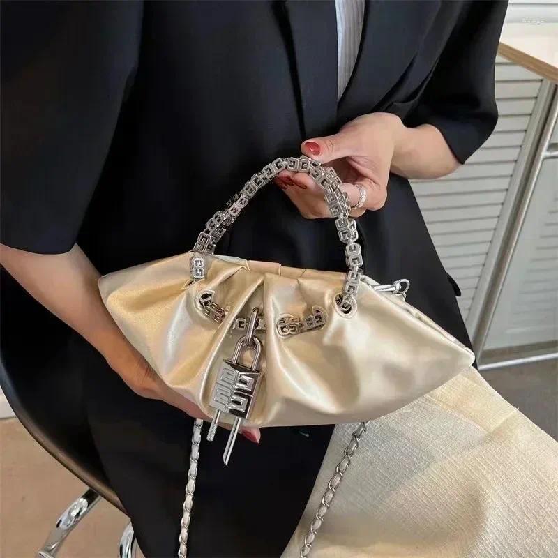 Black Shoulder Bag for Women - hot Crossbody Designer Purse with Chain Strap