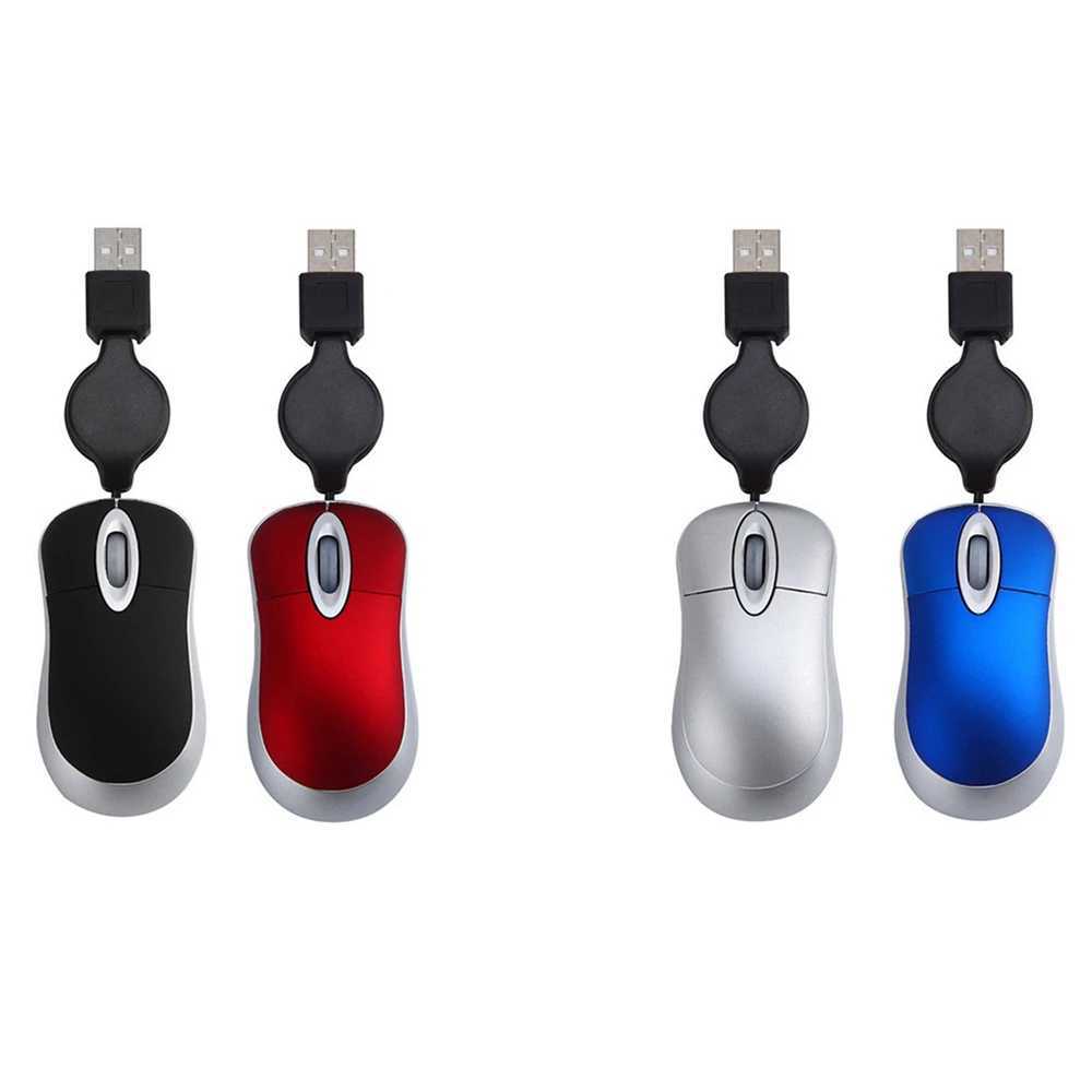 High Quality Optical Mini Scalable Mouse Portable Mini USB Wired Mouse Suitable for Ergonomists Office Mouse PC Laptop Z250102