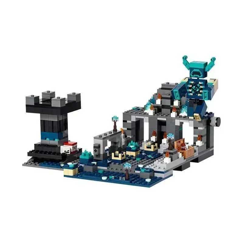 852pcs The Deep Dark Battle Ancient Knight Sound Guard my world Building Blocks For Children gifts Toys W250102