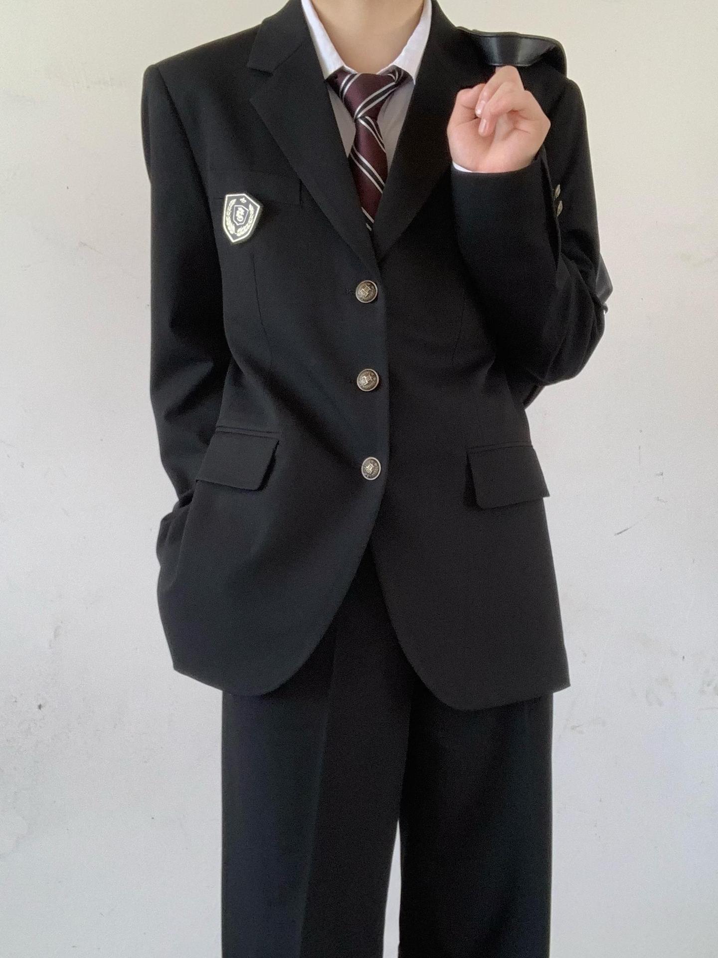 G12Men's summer mid-length casual suit student trousers suit