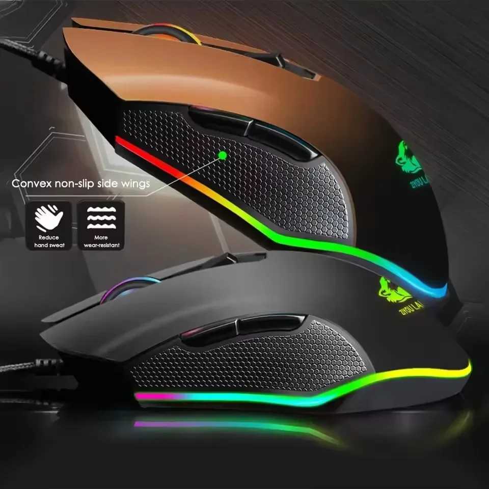 High Quality 3 adjustable DPI gaming mouse with RGB backlight wired USB optical computer mouse with 6 buttons ergonomic gaming laptop mouse Z250102