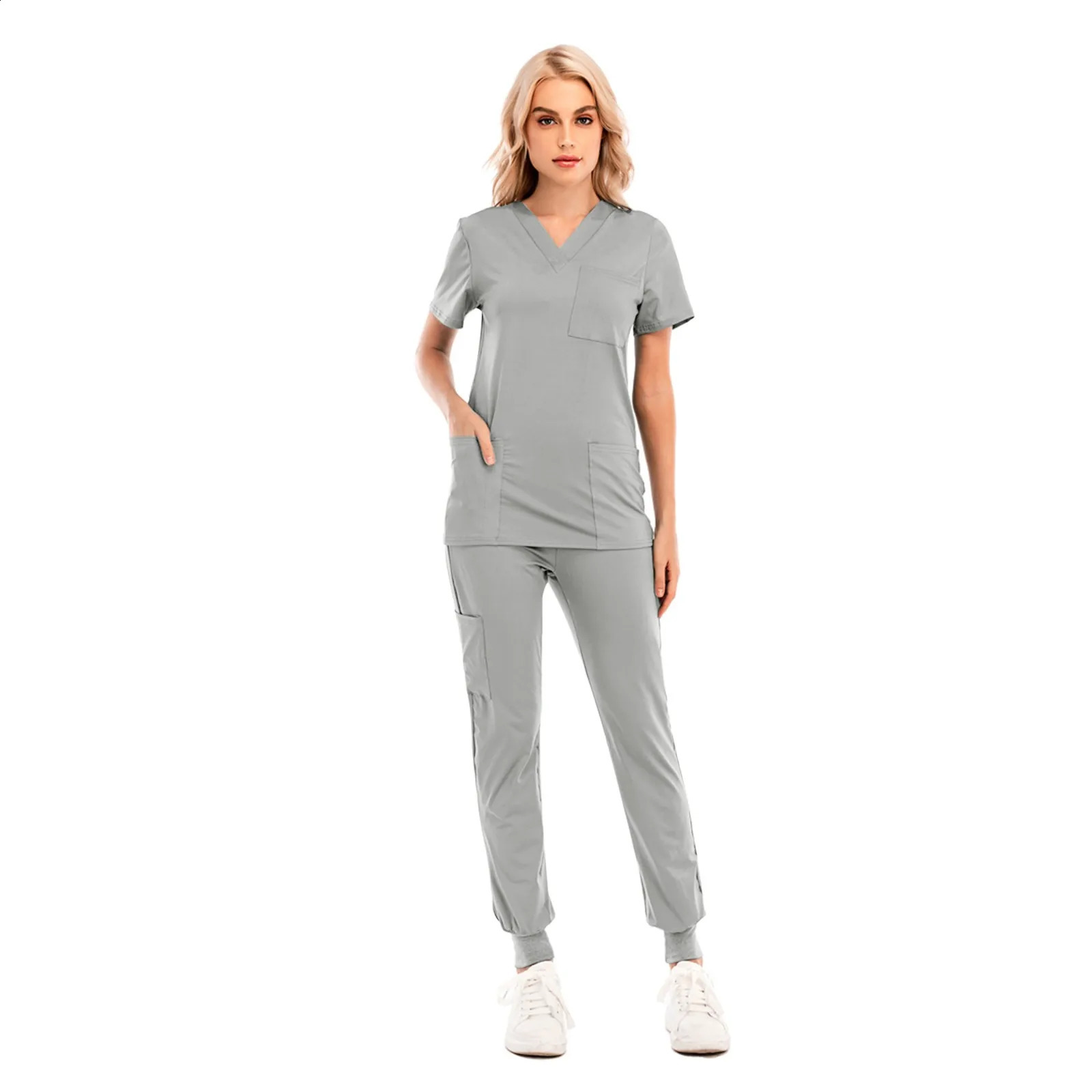 Multicolor Uniforms Hospital Nurse Scrubs Set Unisex Nurses Accessories Dental Clinic Beauty Salon Uniform 241231