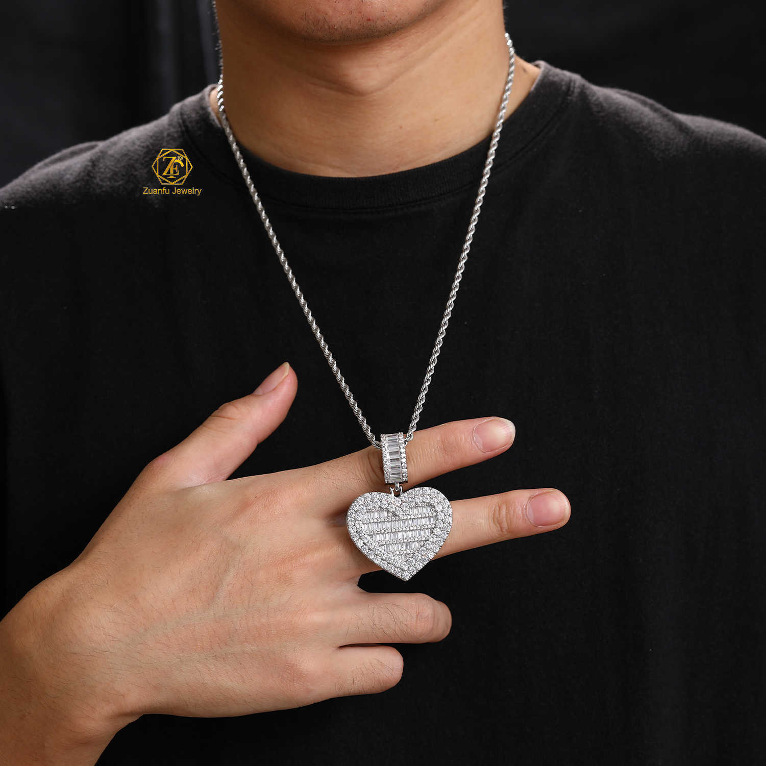 925 Silver Jewelry Heart Locket Pendant Necklace 925 Silver Photo Locket Pendant Necklace For Women
