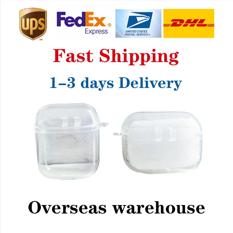 USA Stock wholesale For Apple Pro 2 2nd Generation airpod 3 TPU Silicone Protective Earphone Cover Wireless Charging Case