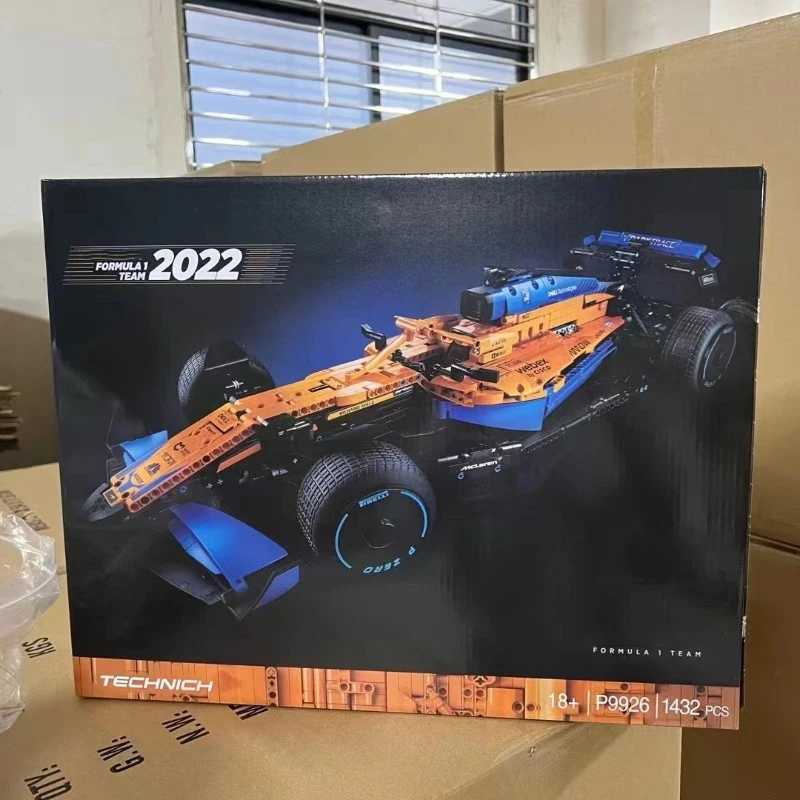 1431pcs Technical Formula 1 Racing Car 42141 Building Blocks Model Expert Speed Sport Vehicle MOC Assemble Bricks Toys Kids GiftXJ250102