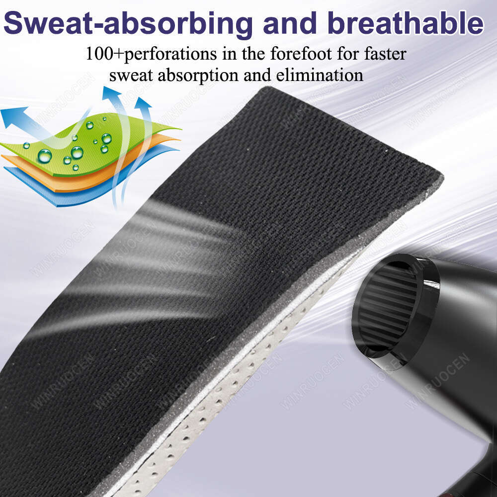 WINRUOCEN 2-5cm Half Height Increase Insoles Hard Breathable Heel Insert Sports Shoes Pad Cushion Elevator Unisex