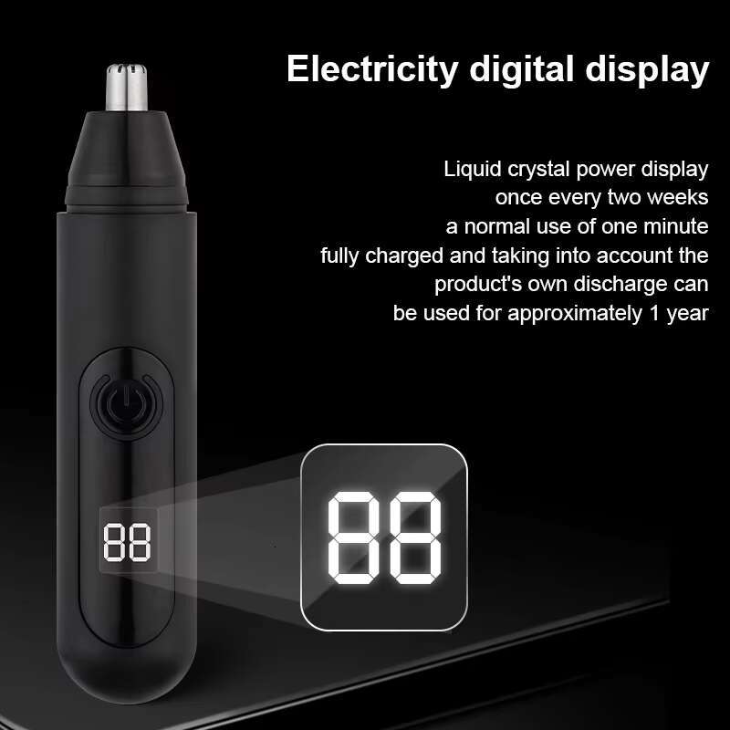 Men's electric ear eyebrow trimmer Electric cleaning tool for low noise portable Mini shaving nose hair