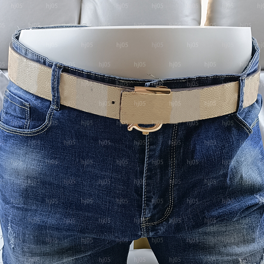 Mens belt leather designer belt luxury belts for women designer gold silver buckle ceinture luxe retro womens belts designer cintura waistband double sides formal