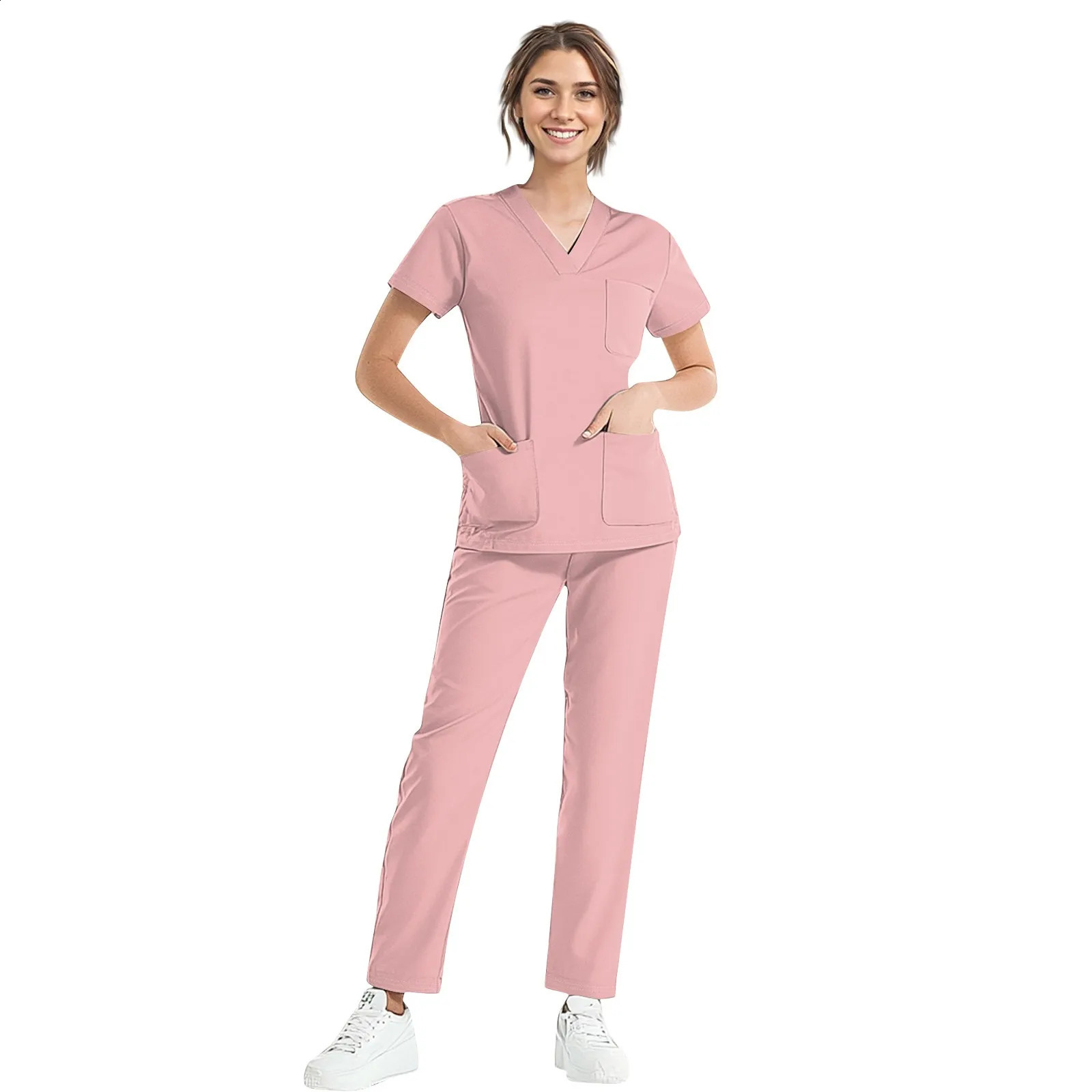 Wholesale Price Doctor Nurse Scrubs Set Uniforms Women Jogger Set Hospital Accessories Operating Room Workwear 241231