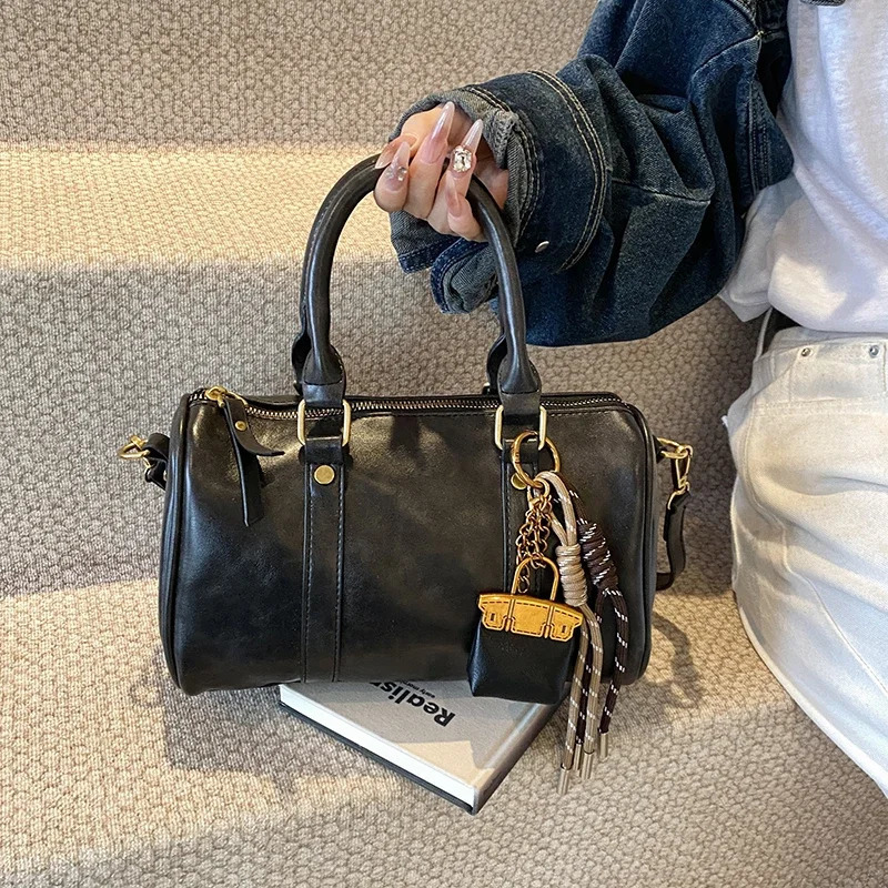 - Boston Women Hot Large Capacity Crossbody Handbag, Casual Pillow Bag For Autumn/Winter 2024 - Handbag,