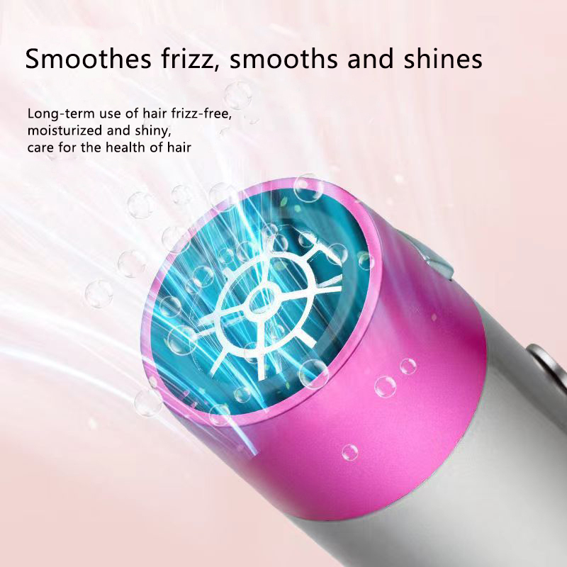 5 In 1 Hair Dryer Curler Set Upgraded Negative Ions Hair Dryer Hot Comb Brush Curg Iron Air Wraps