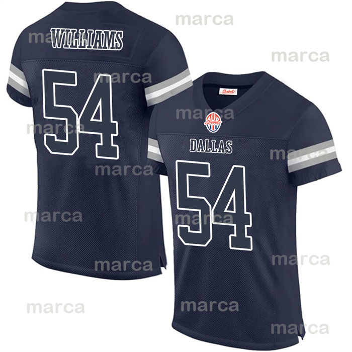 54 Jaylon Smith Football Jersey 88 Cee DeeLamb 19 Amari Cooper 90 Demarcus Lawrence navy Wholesale Custom Stitched All Name Number