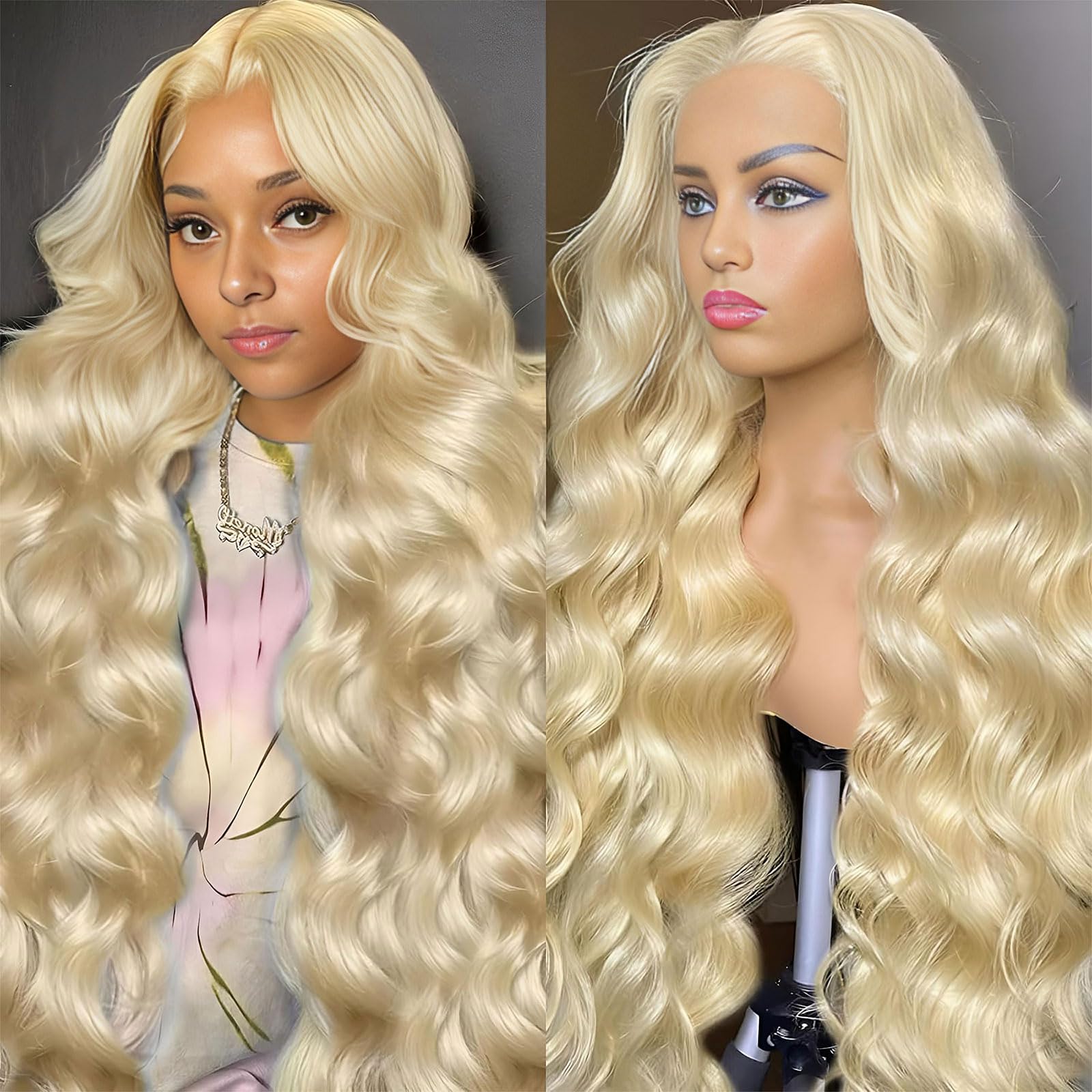 13x4 Highlight Red Hair Lace Frontal Wig Bone Straight Natural Similar to Real Human Hair Wigs Brazilian 32inch Synthet Silky Front Closure Wig For Wo