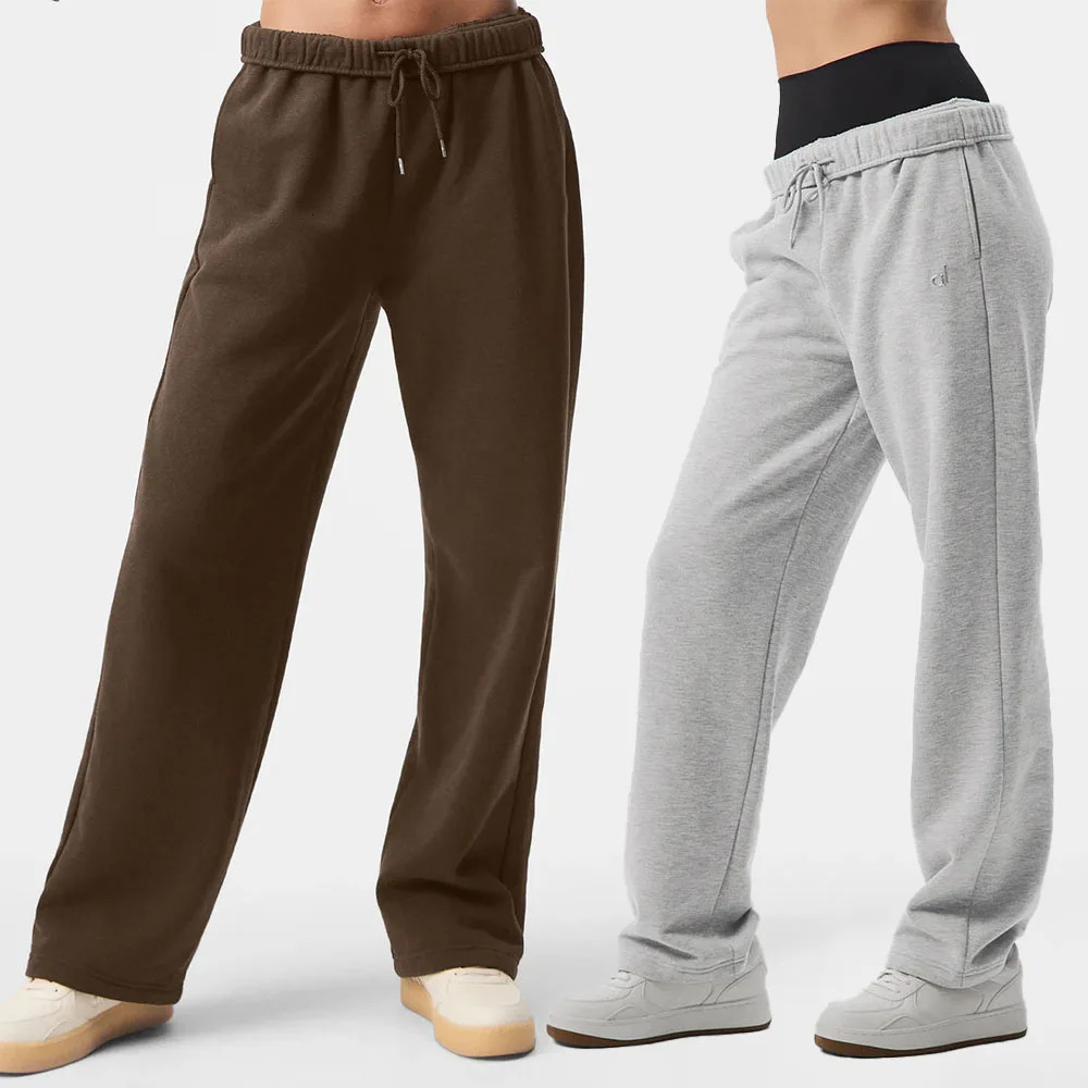 Accolade Straight Leg Sweatpant Yoga Womens Loose Tracksuit Pants Wide Casual 241231