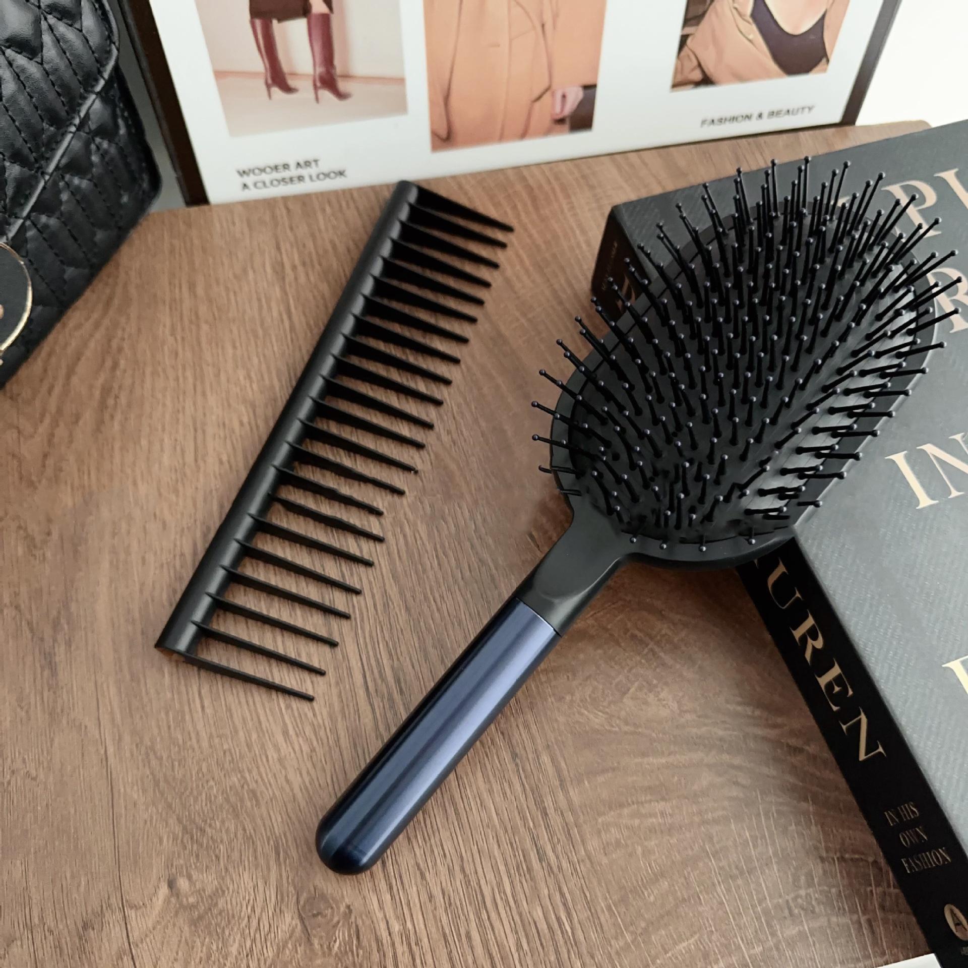 Designer Brushes Air cushion Curly Hair Comb Massage Care Paddle Brush Styg Tool High Quality Women 7 piece set gift box