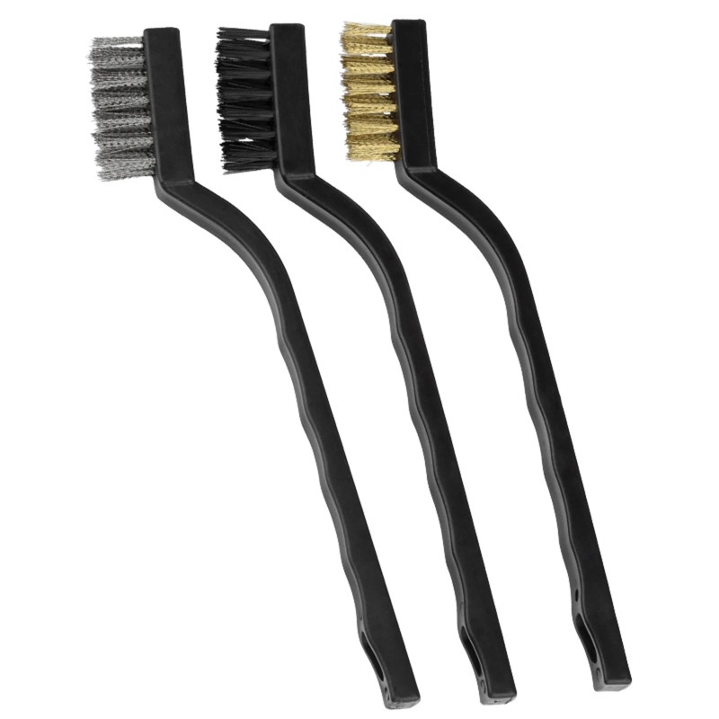 Steel Wire Brush Aquarium Algae Cleaning Brush Nylon Brush Aquarium Cleaner Fish Tank Stain Cleaning Tools Accessories