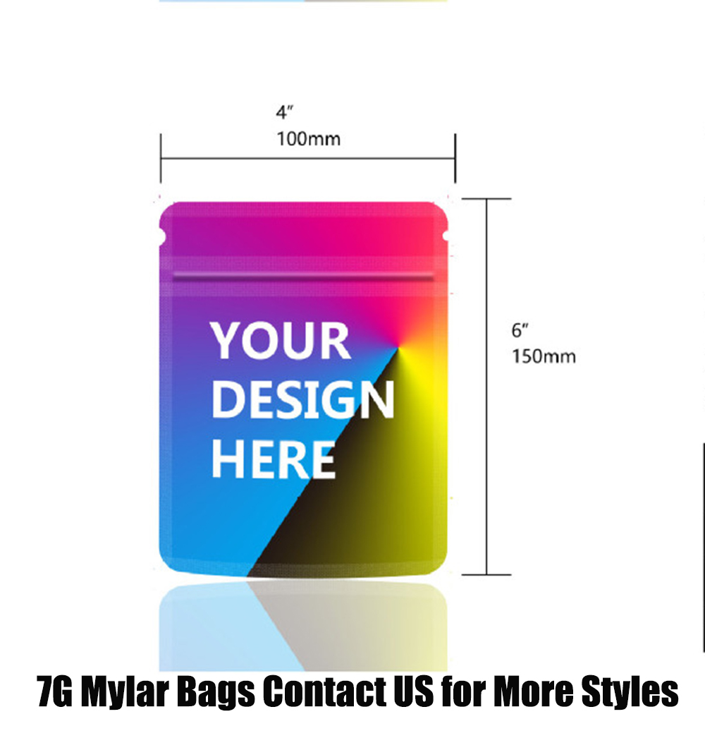 1000+ Styles 1G 3.5G 7G 14G 28G Pound Mylar Bag Plastic Packaging Pouches Soft Touch Smell Proof Special Holographic OEM ODM Irregular Stand Up Zipper