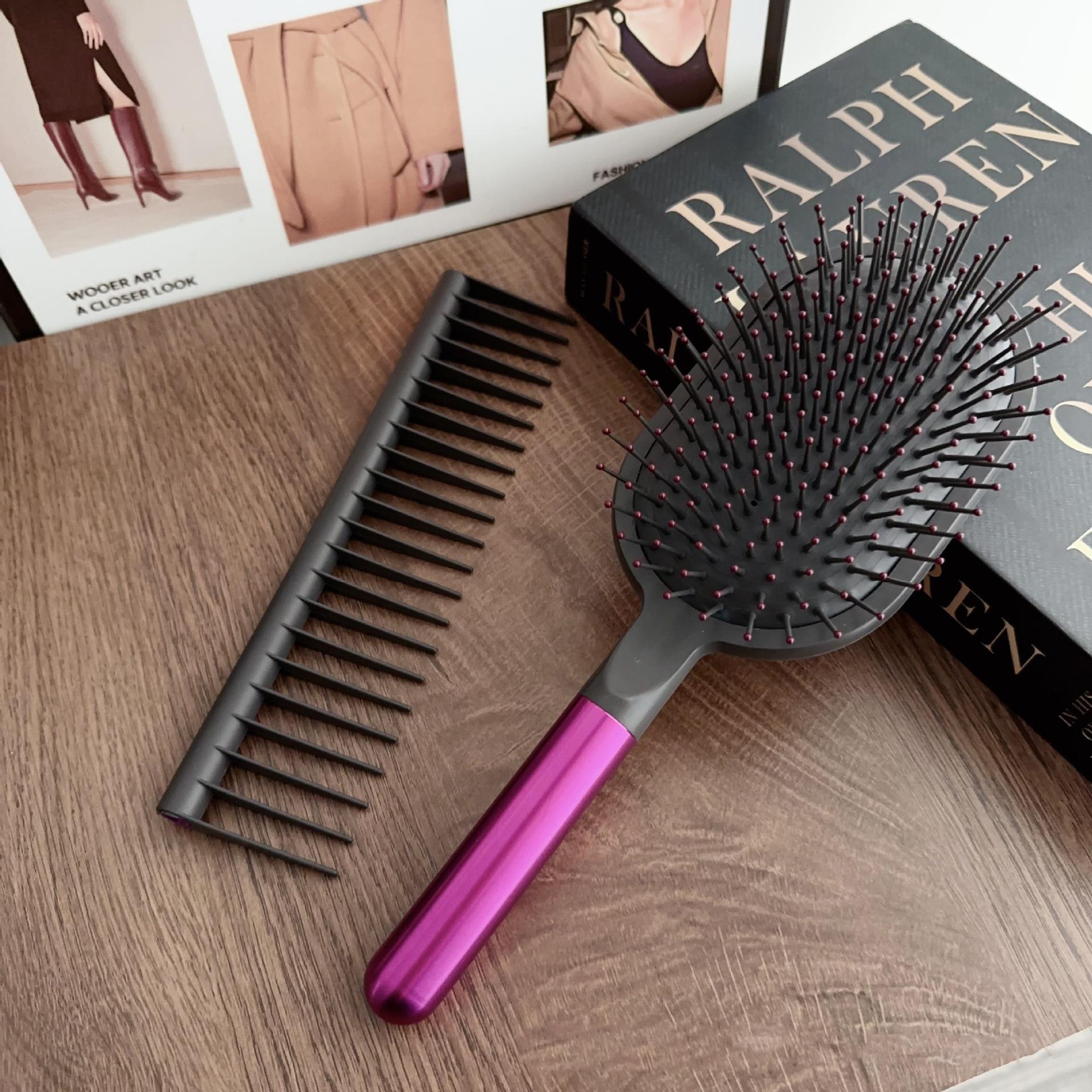 Designer Brushes Air cushion Curly Hair Comb Massage Care Paddle Brush Styg Tool High Quality Women 7 piece set gift box