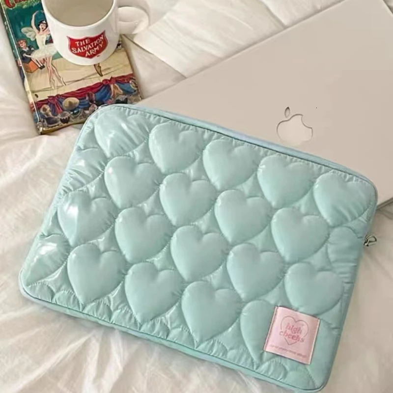 Fashion Heart Computer Case 11 13.3 14.2 15.6 Cute Laptop SlEEve Bag for Mac Book Air 13.6 Ipad Notebook Cover Bag 250102