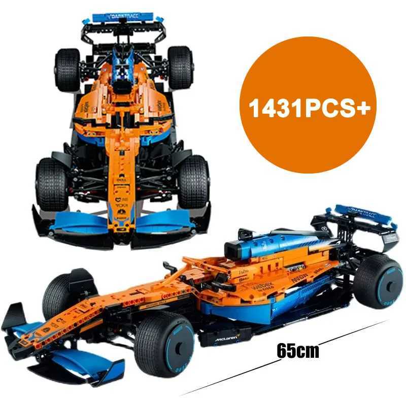 1431pcs Technical Formula 1 Racing Car 42141 Building Blocks Model Expert Speed Sport Vehicle MOC Assemble Bricks Toys Kids GiftXJ250102