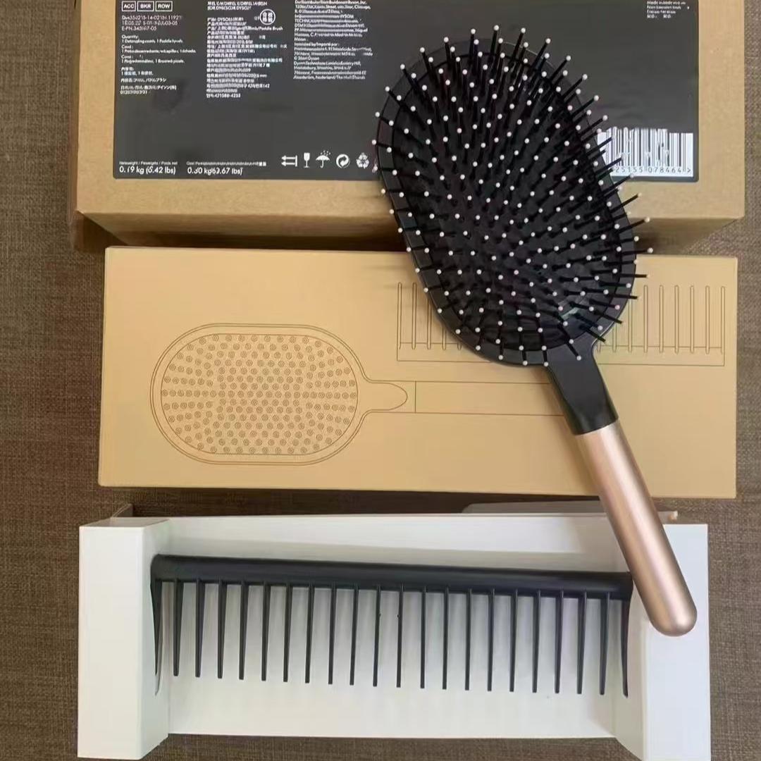 Designer Brushes Air cushion Curly Hair Comb Massage Care Paddle Brush Styg Tool High Quality Women 7 piece set gift box