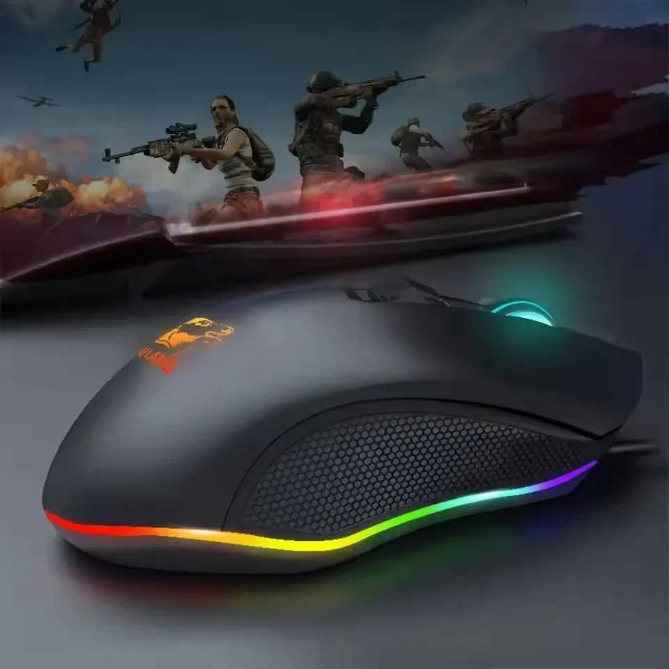 High Quality 3 adjustable DPI gaming mouse with RGB backlight wired USB optical computer mouse with 6 buttons ergonomic gaming laptop mouse Z250102