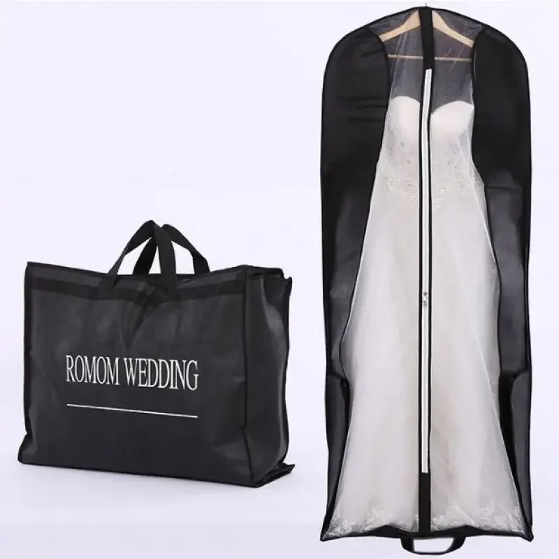 Wedding Dust Cover Folding Portable Dual-Use Dress Storage Bag，JE003