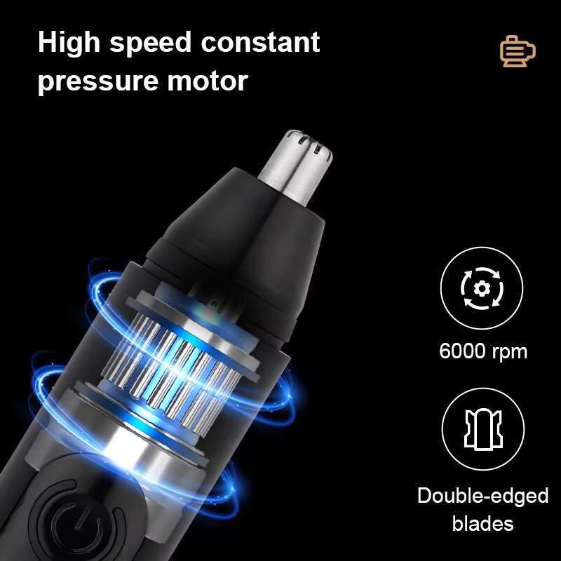 Men's electric ear eyebrow trimmer Electric cleaning tool for low noise portable Mini shaving nose hair