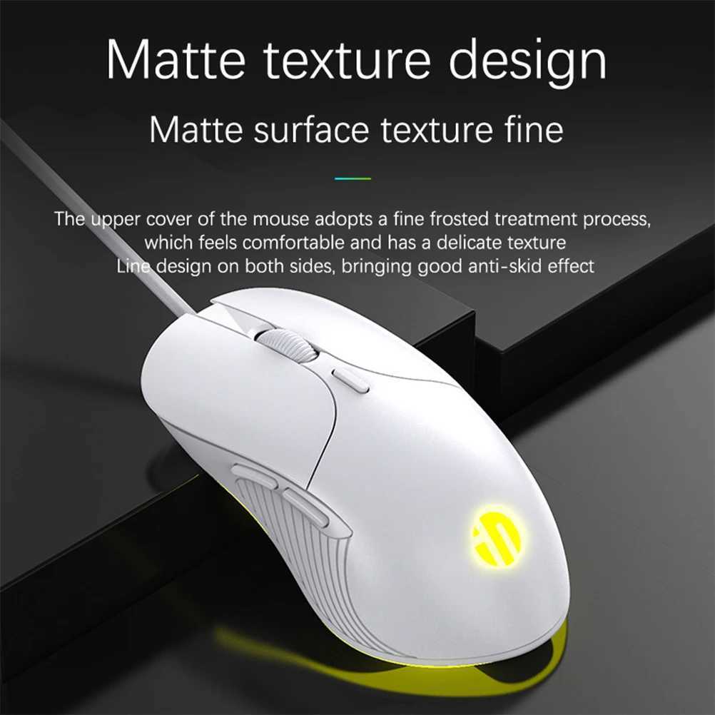 New Arrival Professional Wired Gaming Mouse 6 Button 4800 DPI LED Optical USB Computer Mouse for PC Laptop Gaming Mouse Mute Wired Mouse T250102