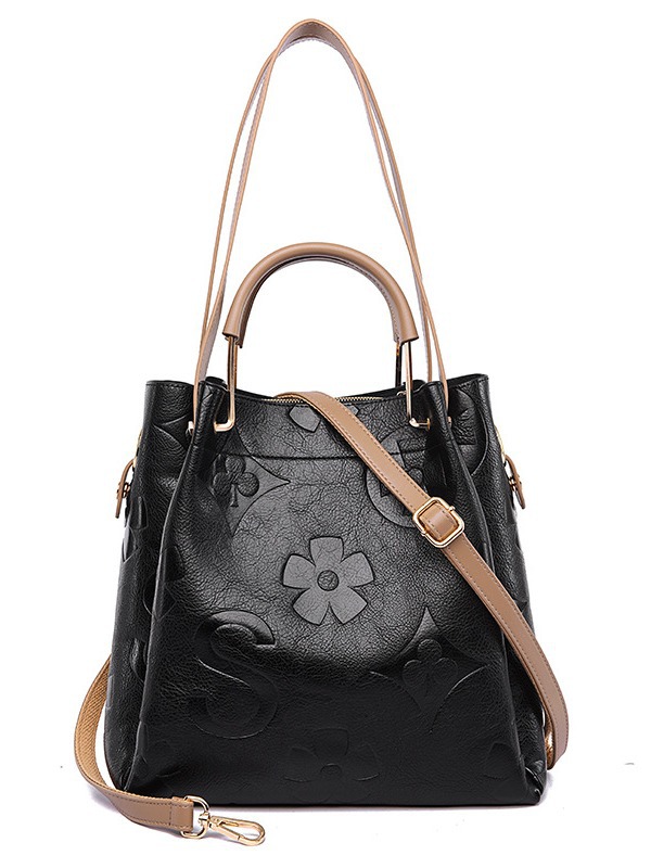 Luxury Texture Waterproof Tote - Versatile Large Shoulder Purse