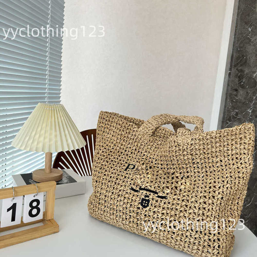Totes 2024 Designer Beach Bag Luxury Tote Bag Crochet Classic Shopping Women With Letters Handbag Large Capacity Ladies Evening Bags 001