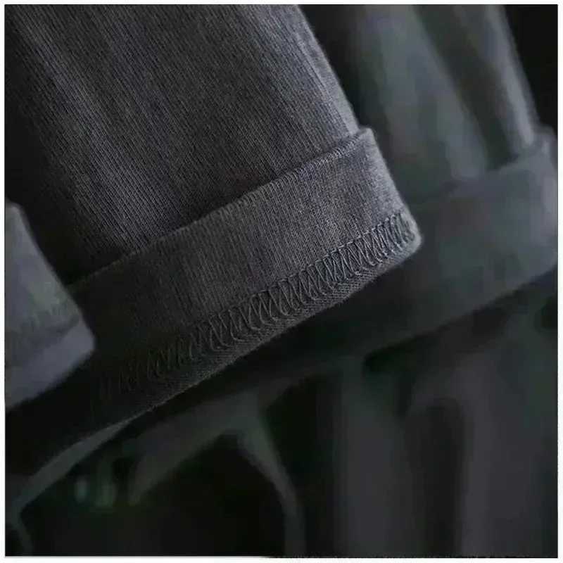 Men's T-Shirts Summer fashion brand mens cotton T-shirt high-quality Harajuku street loose round neck short sleeved mens and womens T-shirt J2501